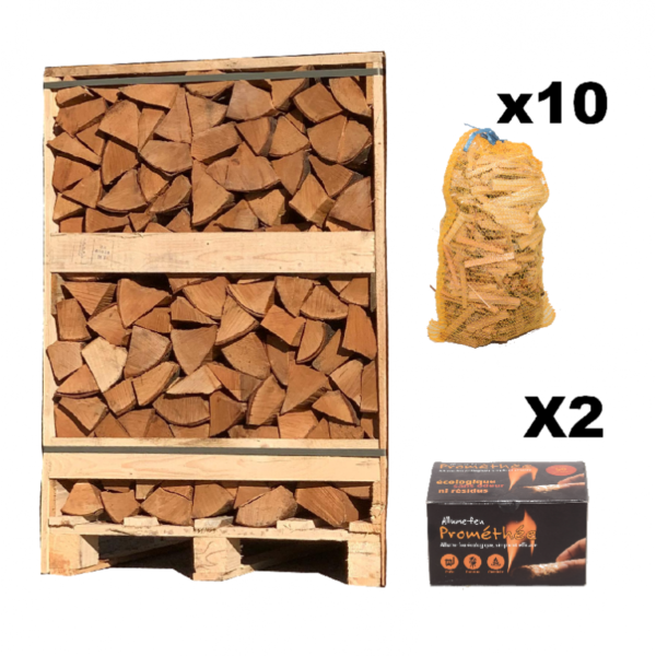 Pack Sérénité - Palette en 33 cm - bois sec